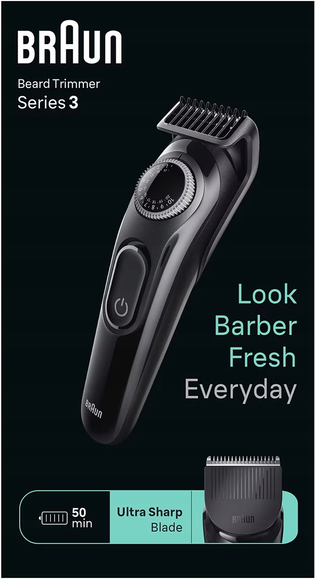 Braun Beard Trimmer 3 BT3410 – Idealne narzędzie do stylizacji brody