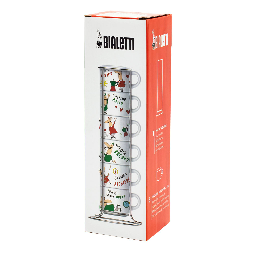 Wysokiej jakości porcelana w kolorach włoskiej flagi