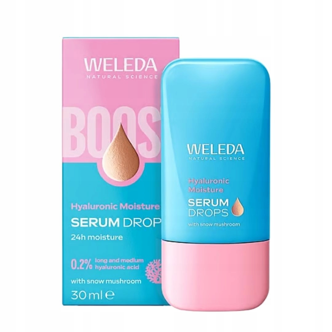 WELEDA Serum Drops Hyaluronic Moisture – Intensywne nawilżenie dla Twojej skóry