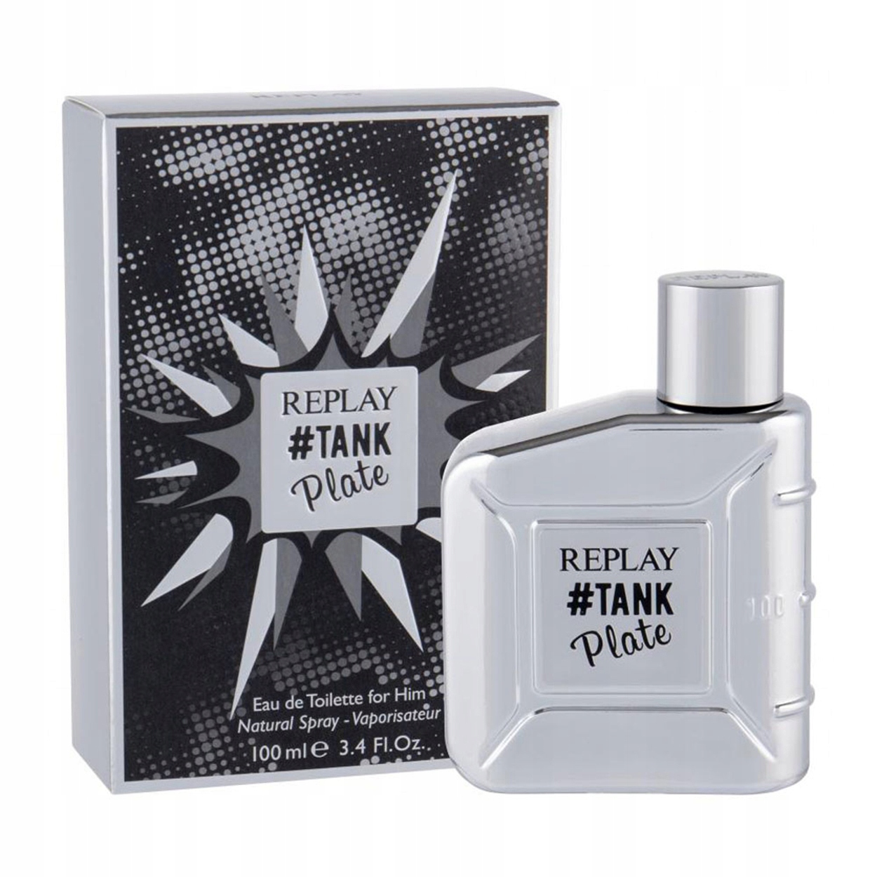 Replay Tank Plate for Him Eau de Toilette – Męska woda toaletowa o nowoczesnym charakterze