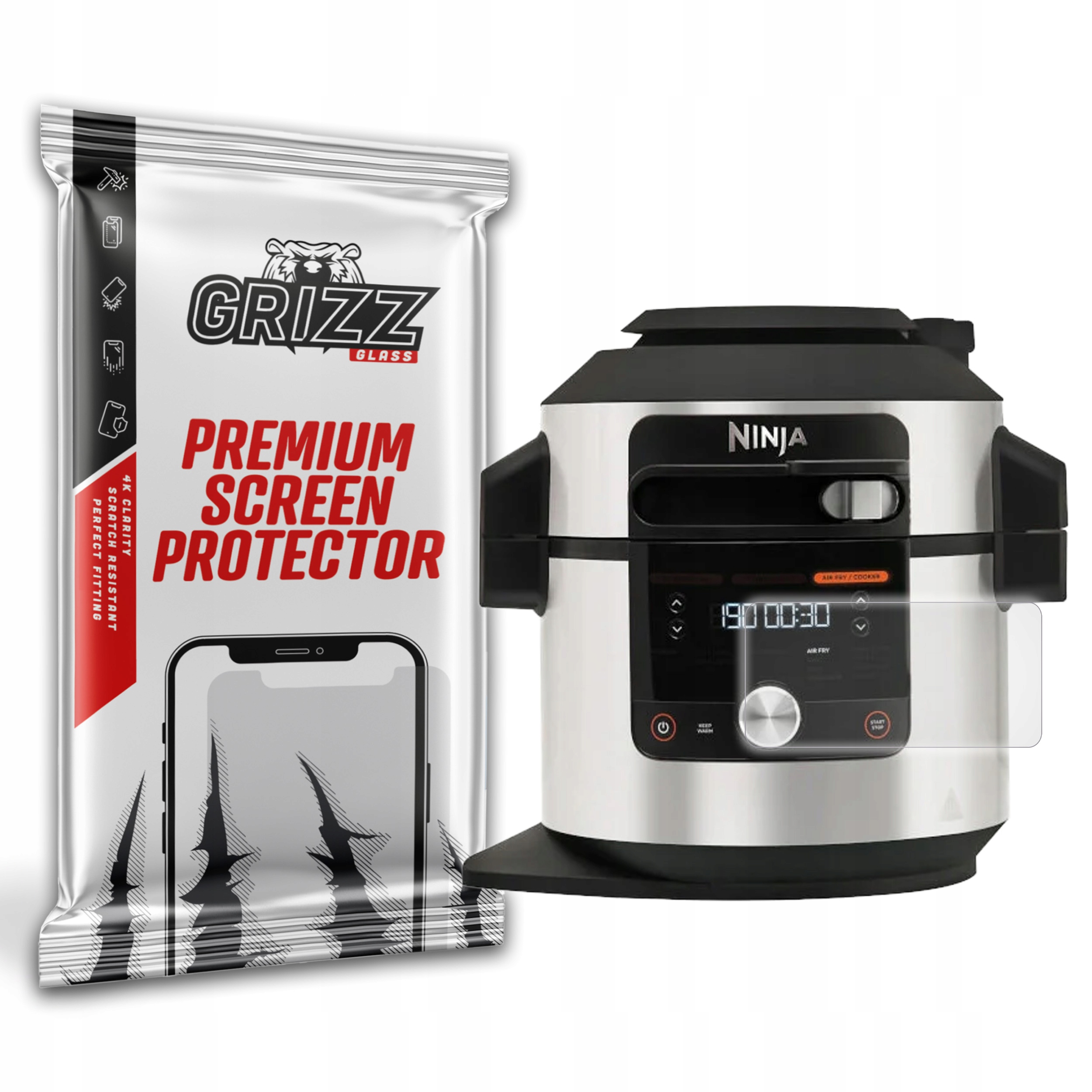 GrizzGlass Folia matowa GrizzGlass PaperScreen do Multicooker Ninja Foodi SmartLid – Ochrona i styl w jednym