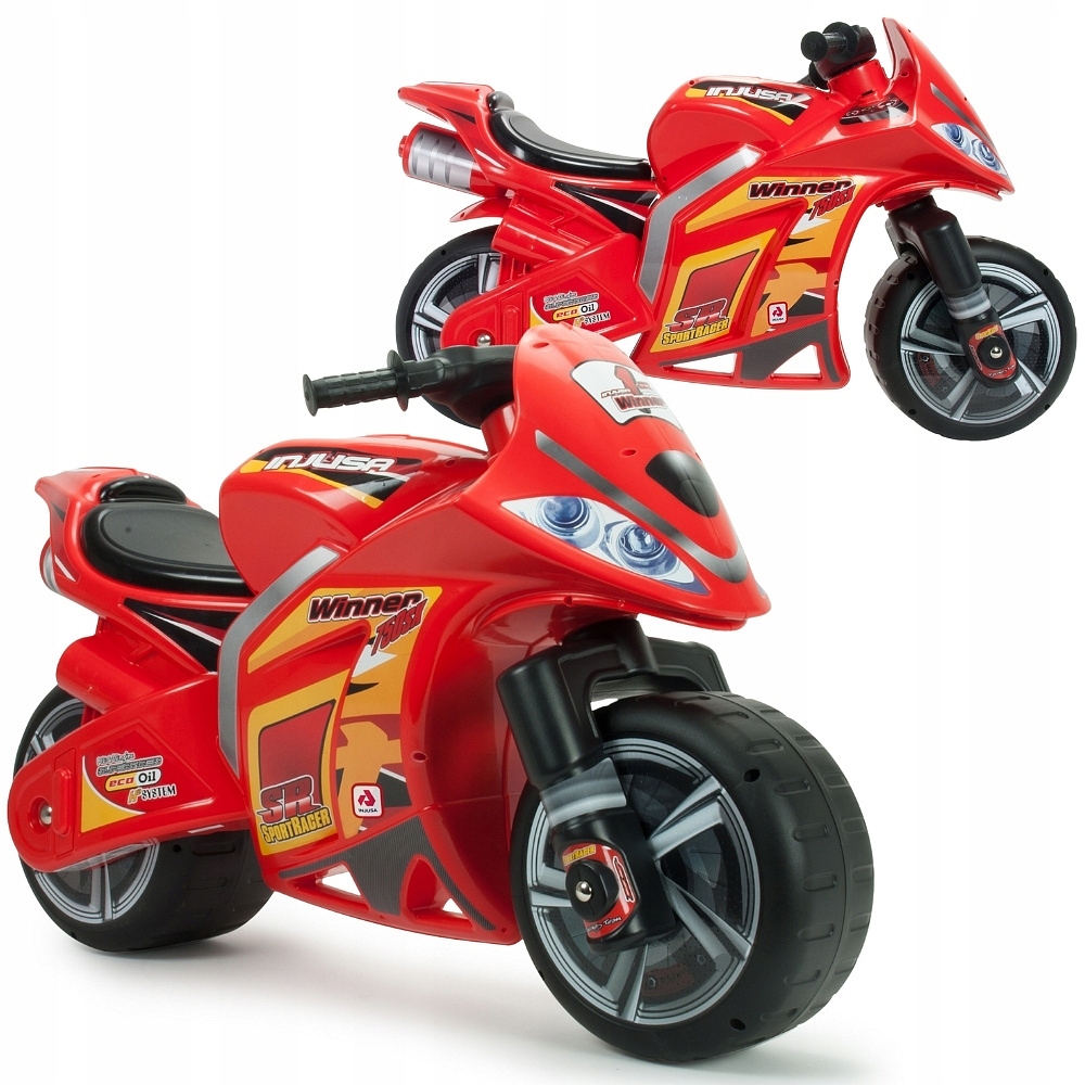 Jeździk Pchacz Motor Biegowy Winner 750 SX Czerwony – Idealny prezent dla dzieci