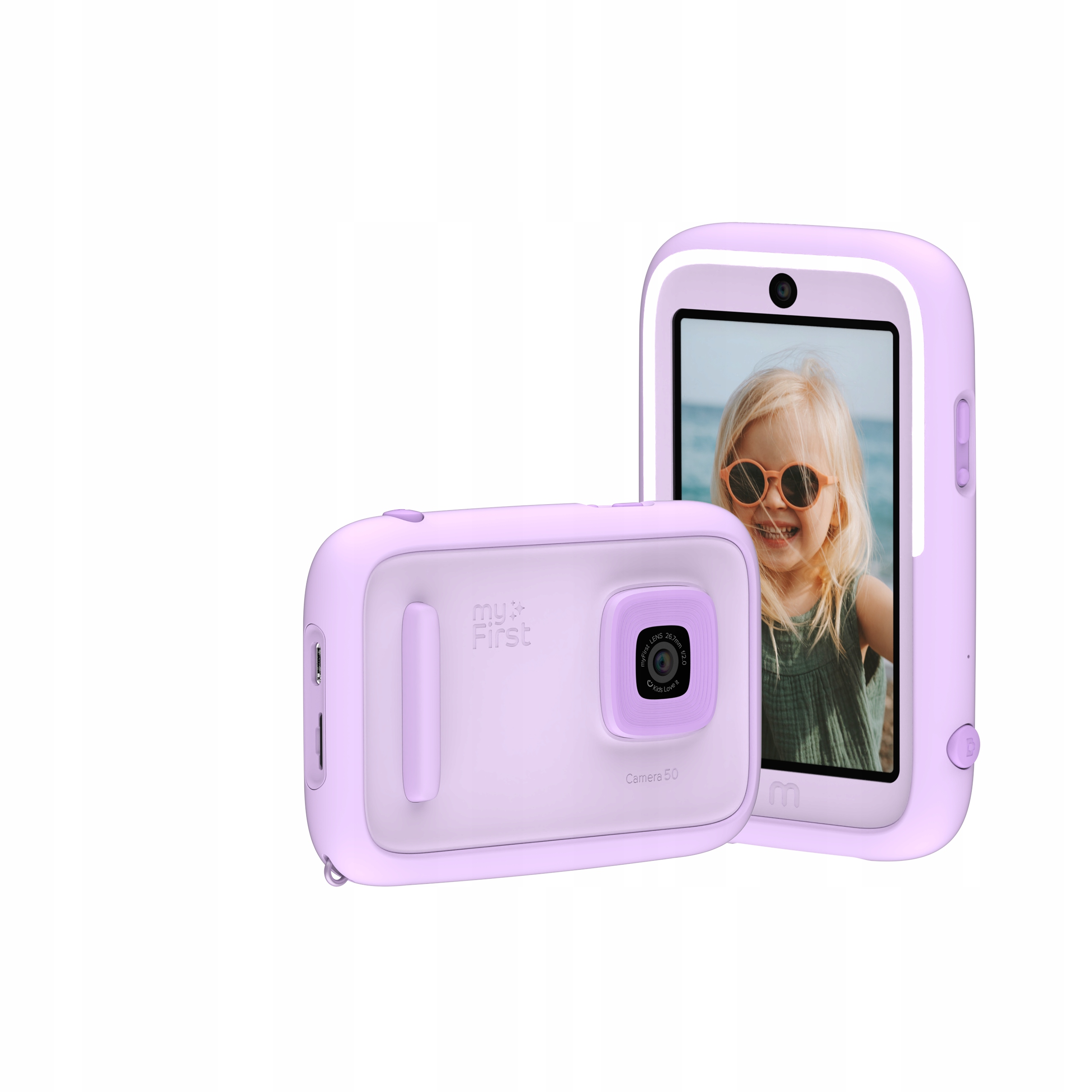 Aparat AI 2x 20MP Selfie 16MP Kamera HD 1080p dla Dziecka MyFirst Camera 50 – Kreatywna zabawa dla najmłodszych