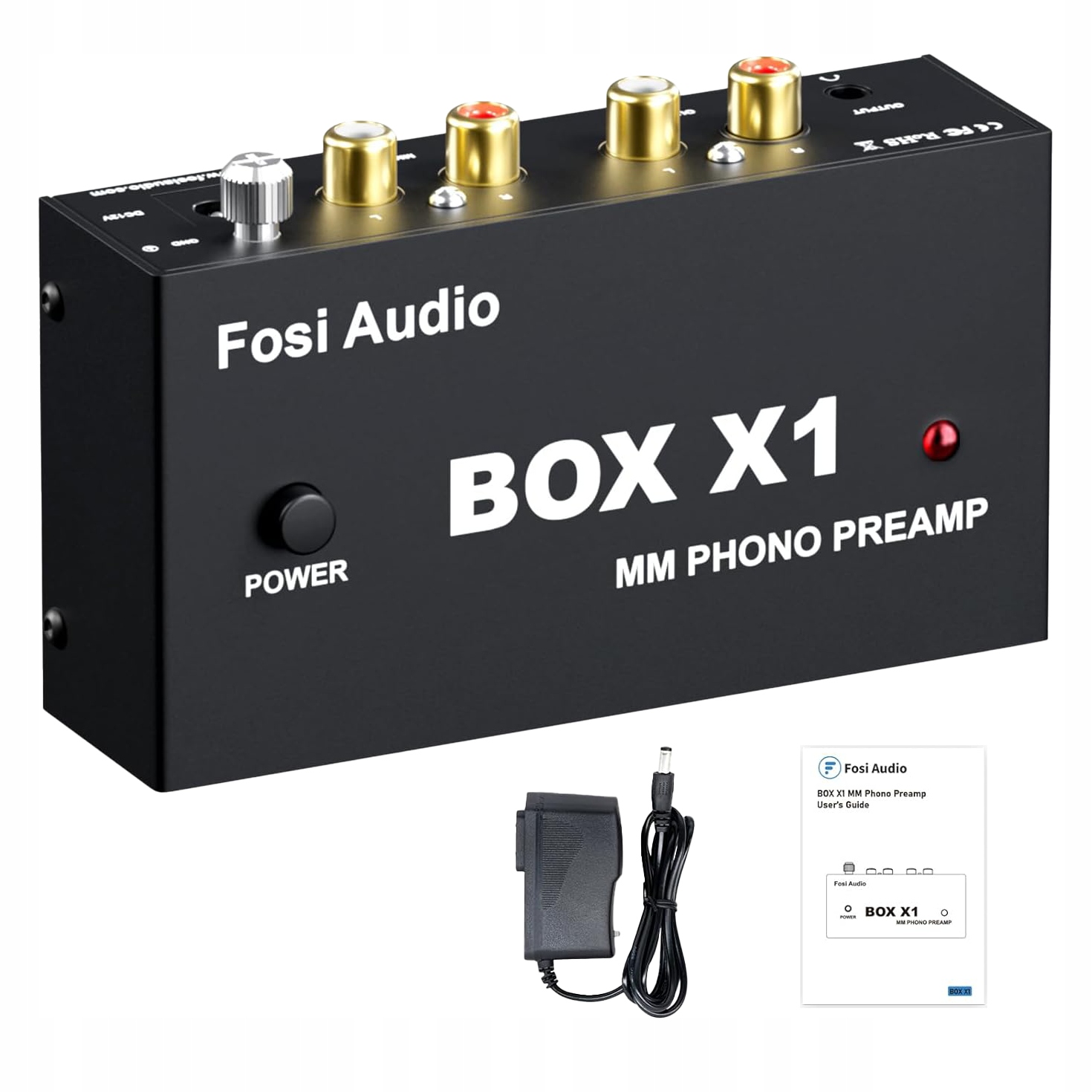 Fosi Audio BOX X1 – Przedwzmacniacz gramofonowy MM dla miłośników winyli