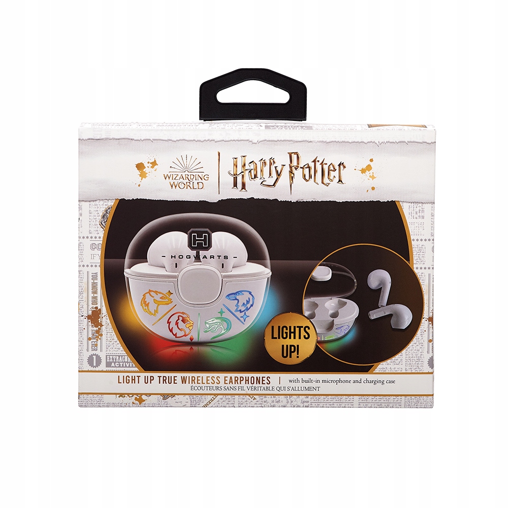 Harry Potter Słuchawki Bluetooth TWS Light-Up Hogwarts – Magia dźwięku w Twoich uszach