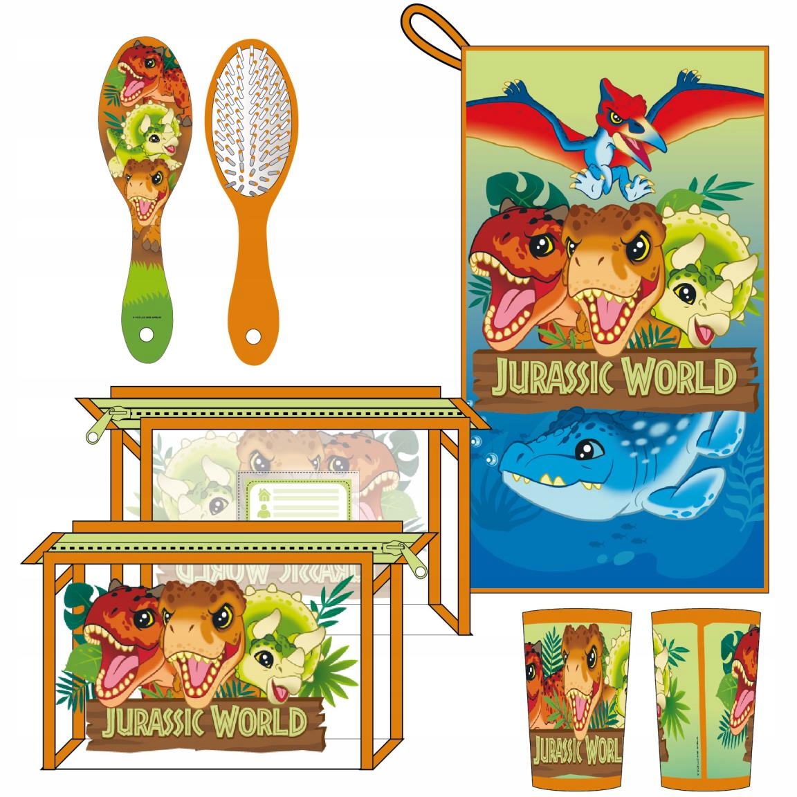 Stylowy design z motywem Jurassic Park