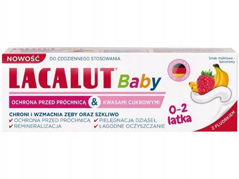 LACALUT Baby Pasta do zębów dla dzieci od 0-2 lat – Delikatna ochrona dla najmłodszych
