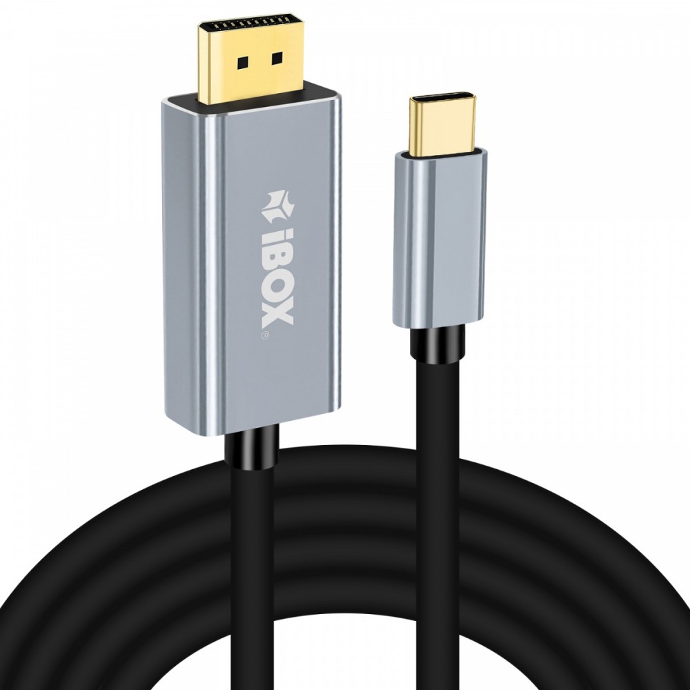 Kabel USB-C do DisplayPort 4K 1,8m – Wysoka jakość obrazu