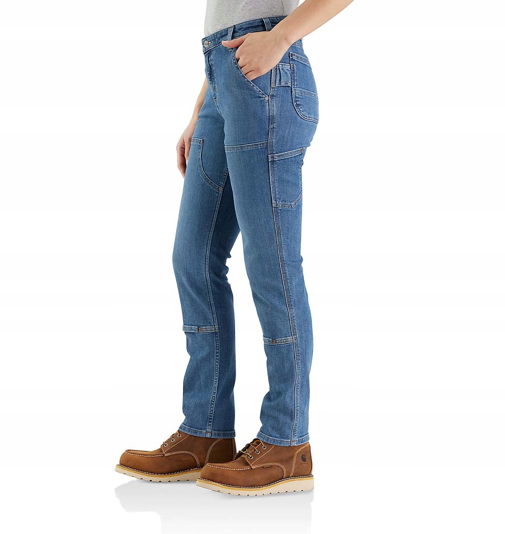 Jeansy Damskie Rugged Flex Double Front Straight Linden – Komfort i styl w każdej sytuacji