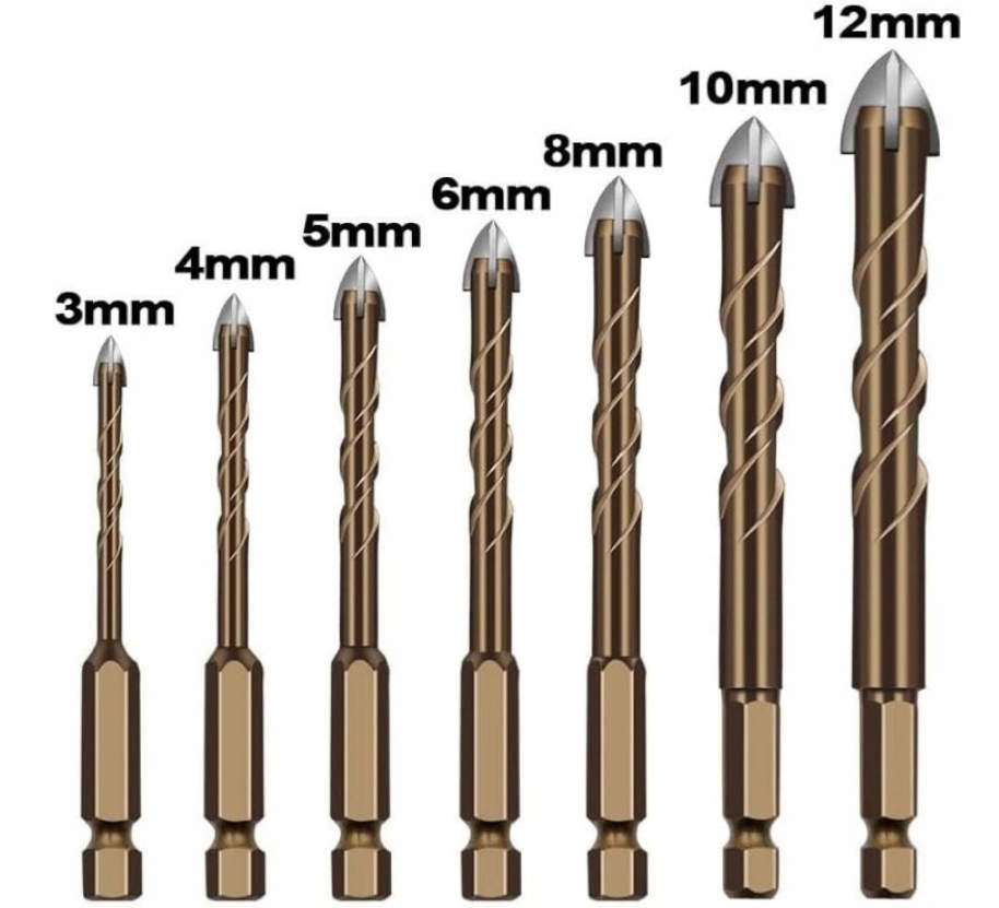 Różne rozmiary wierteł – dostosuj do swoich potrzeb