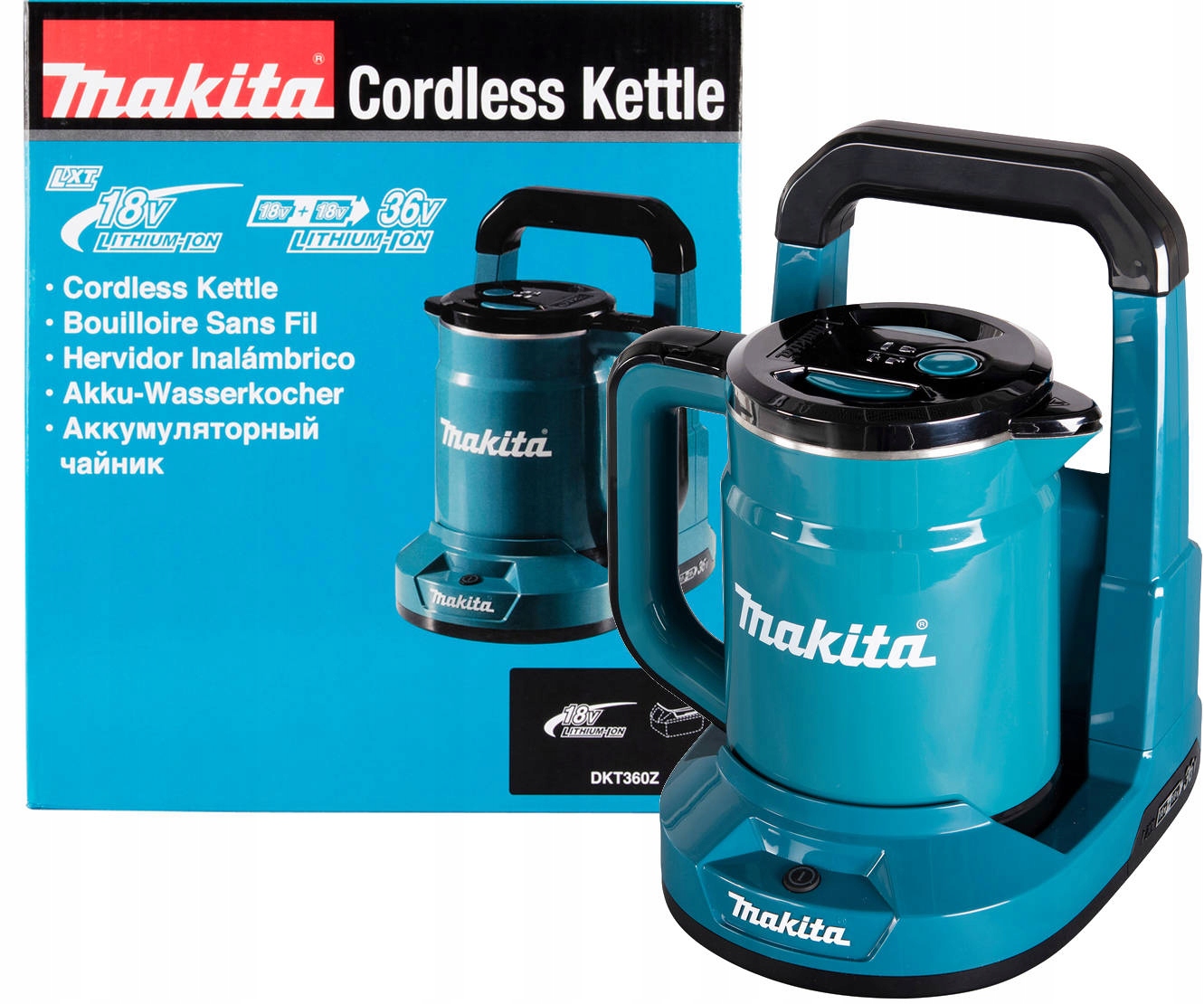 Czajnik elektryczny Makita DKT360Z – Wydajność i nowoczesny design