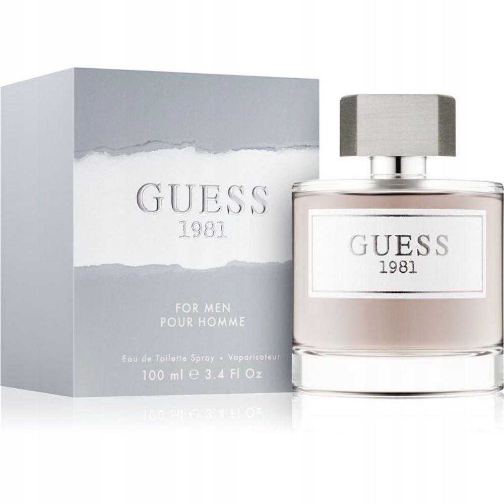 Perfumy męskie Guess 1981 EDT 100 ml – Wyrafinowany zapach dla nowoczesnego mężczyzny