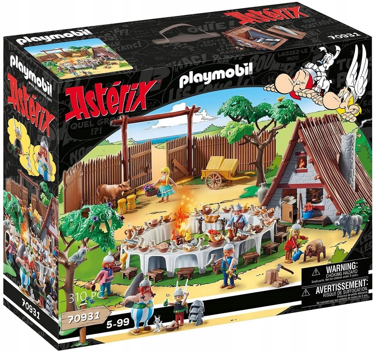 Asterix: Wielki festyn wiejski (70931) – Zestaw klocków dla dzieci