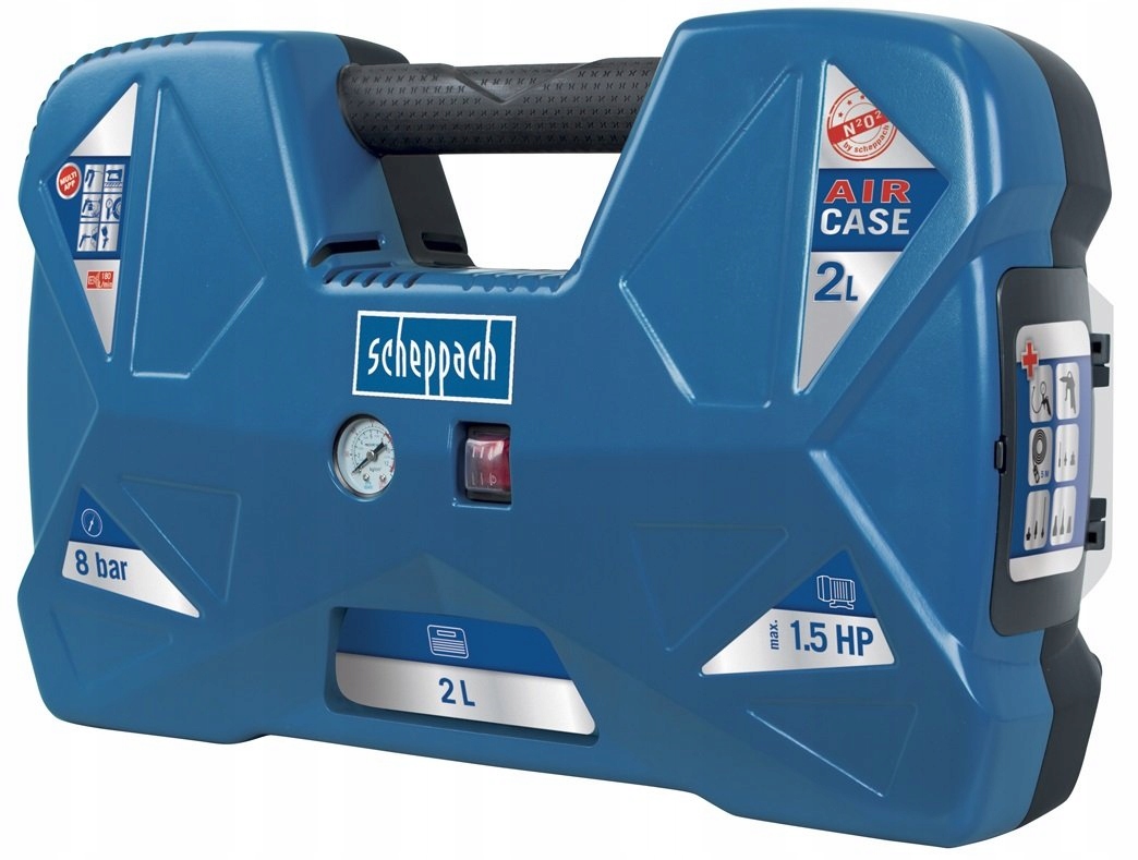 Kompresor mobilny Scheppach AIRCASE – Wydajność i mobilność w jednym