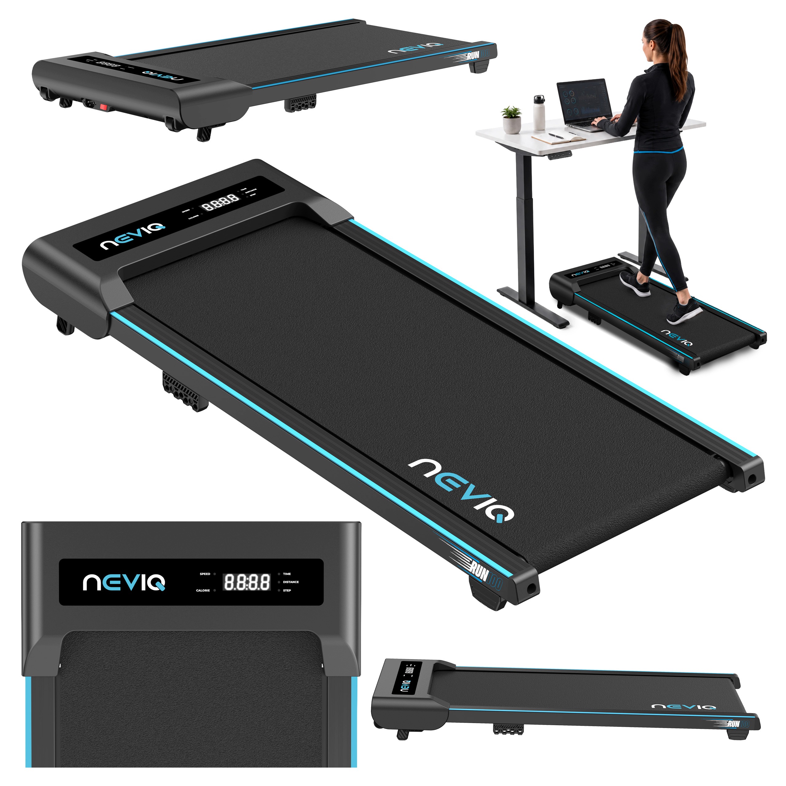 Ergonomiczna RUN100 – Idealna bieżnia do chodzenia pod biurko