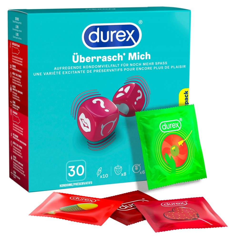 Prezervatyvų rinkinys Durex Surprise Me – Odkryj nowe doznania
