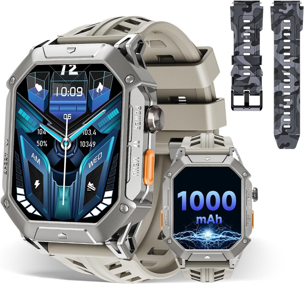Smartwatch Oukitel BT80 – Wytrzymałość i nowoczesność na Twoim nadgarstku