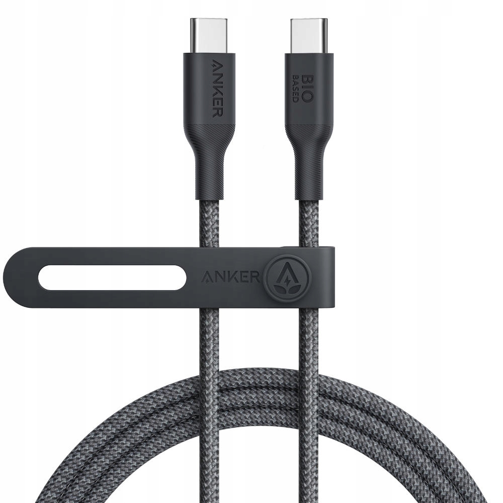 Kabel Anker 544 USB-C do USB-C Bio-Nylon 1.8m 140W – Wysoka jakość i trwałość