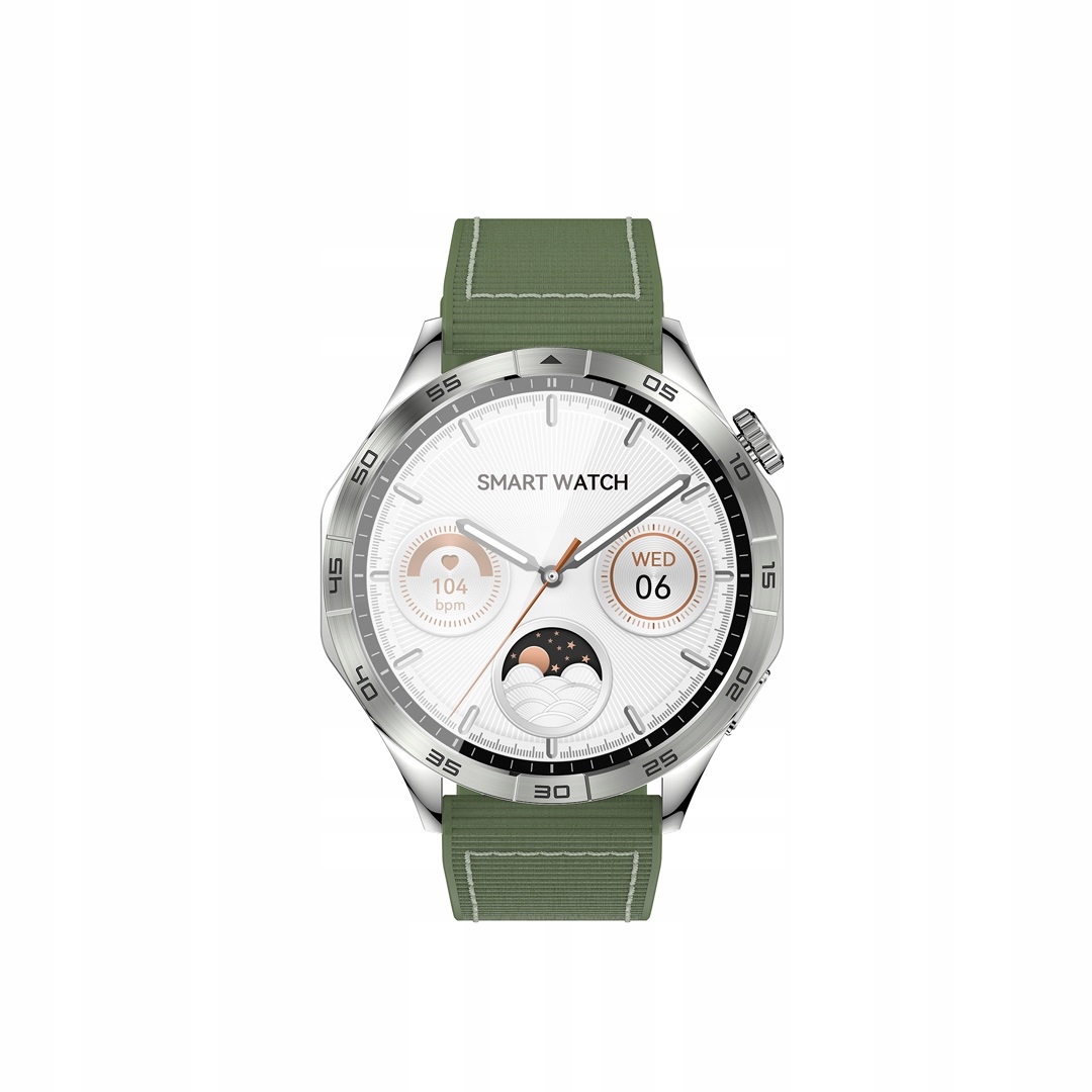 Smartwatch XO Watch 4 Amoled zielony – Połączenie stylu i technologii