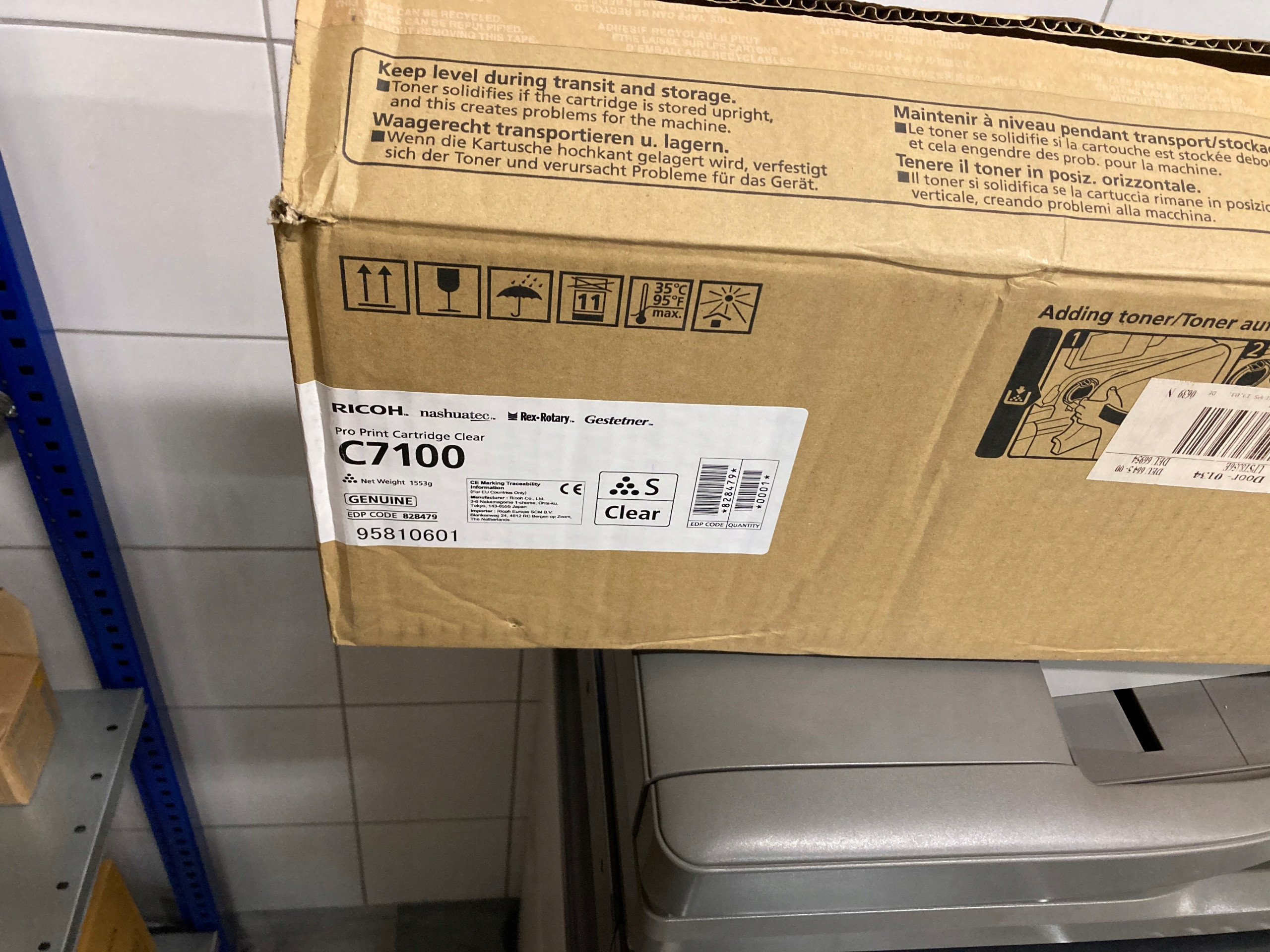 Toner Ricoh PRO C7100 CLEAR TONER – Wydajność i jakość druku
