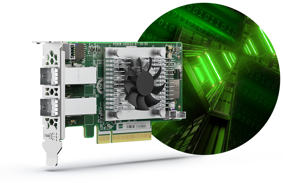 TS-1655 Karty rozszerzeń pamięci masowej SAS/SATA