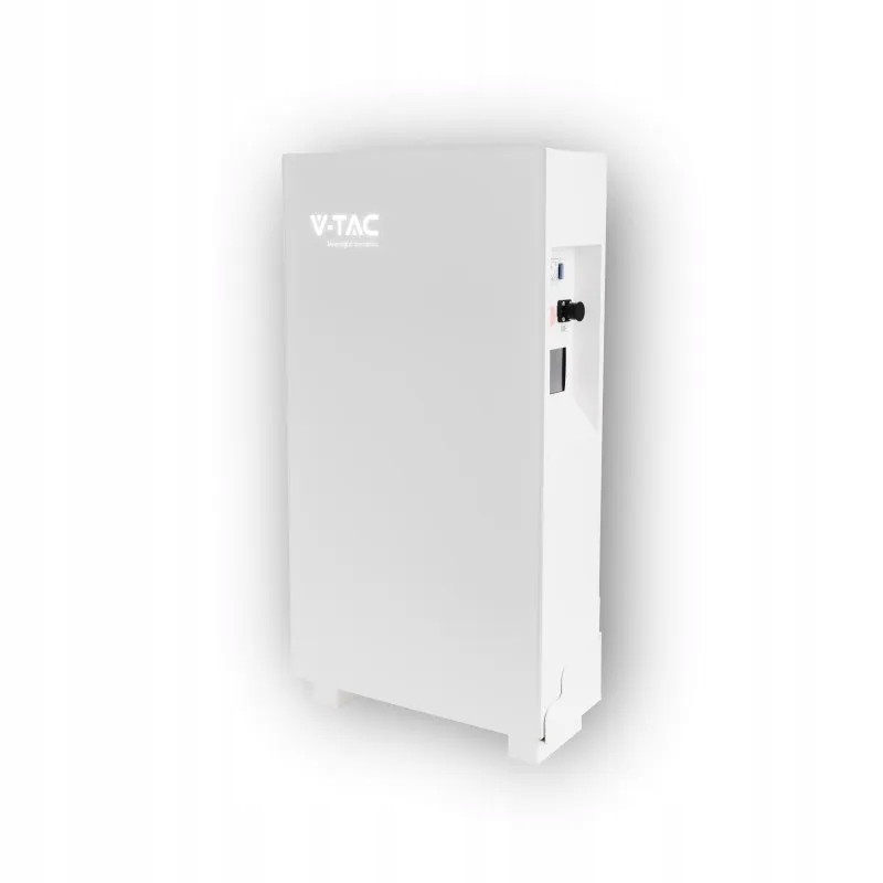 Magazyn Bank Energii V-TAC Biały Szklany Front 10.24kWh – Efektywne rozwiązanie dla Twojego domu