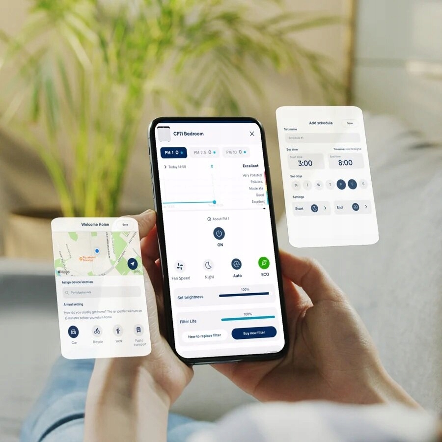 Oczyszczacz powietrza BLUEAIR Classic Pro CP7i HEPASilent Marka Blueair