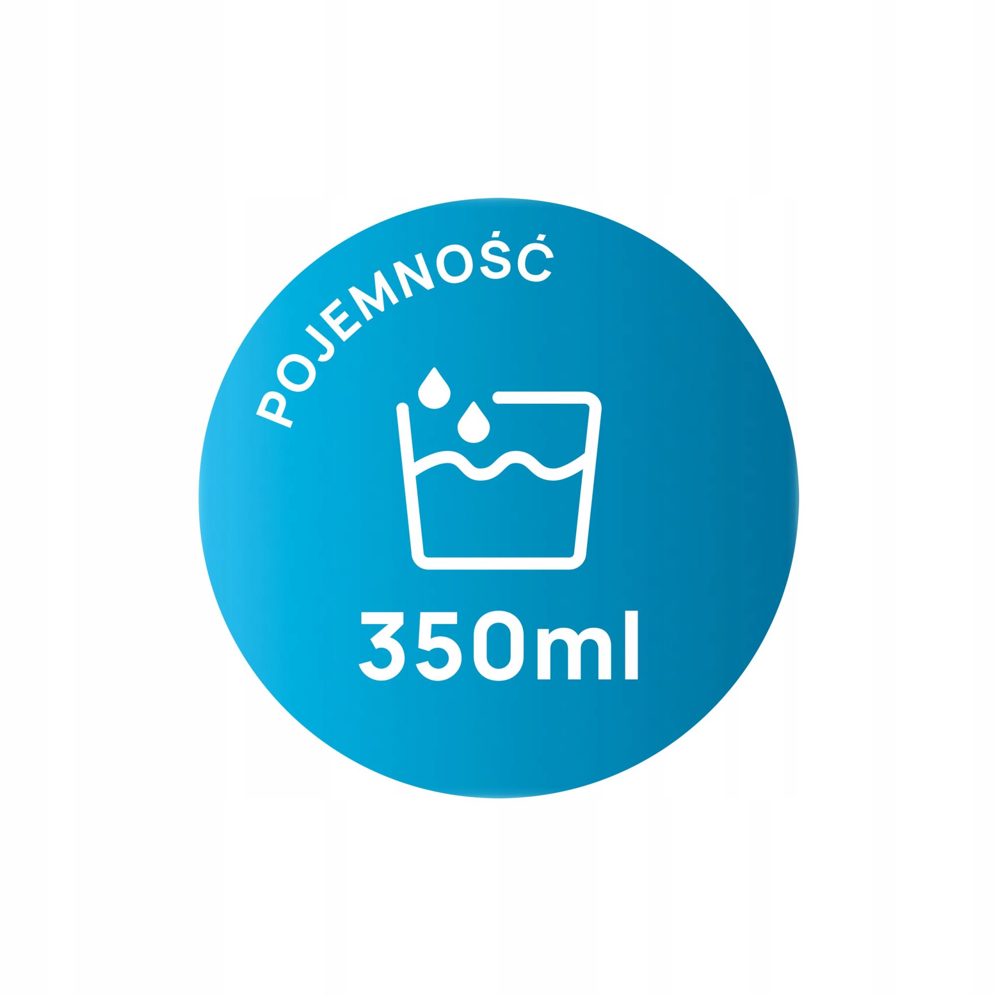 Pojemny zbiornik 350 ml – komfortowe czyszczenie bez częstego napełniania