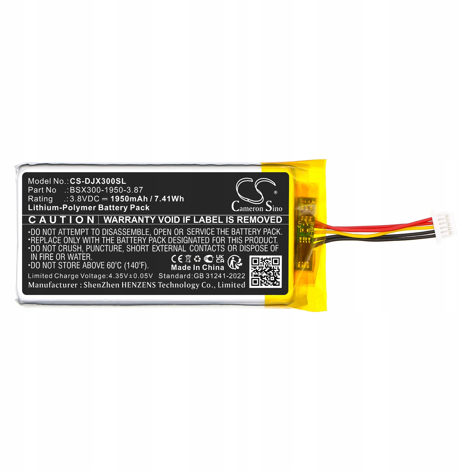 Pojemność 1950 mAh – Długotrwała energia