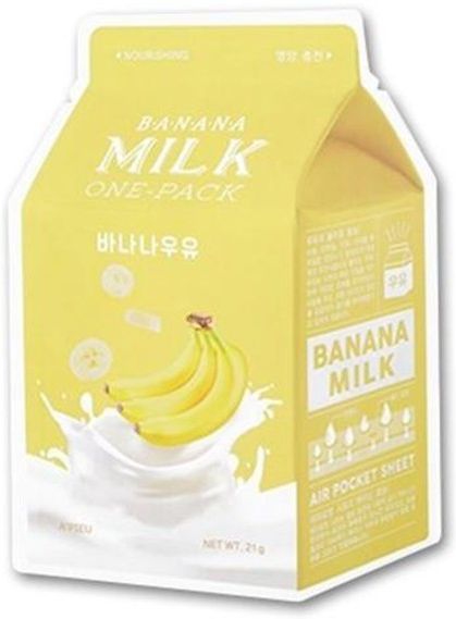 Milk One-pack Banana RozÅ›wietlajÄ…co-odÅ¼ywcza maseczka