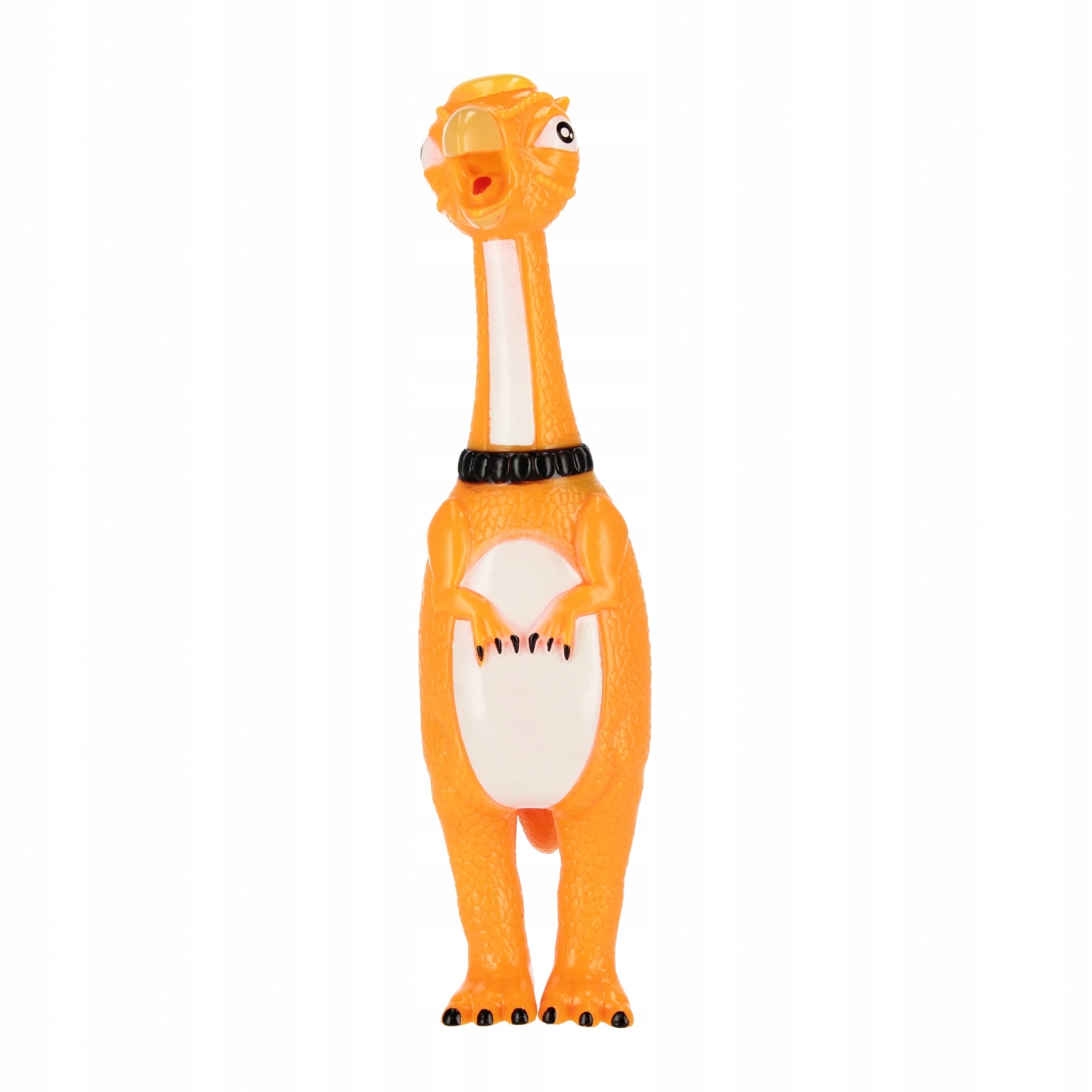 Zabawny design i funkcjonalność gumowego dinozaura