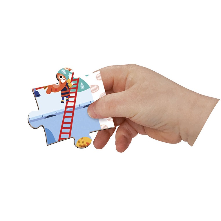 Magnetyczne puzzle inspirowane światem strażaków