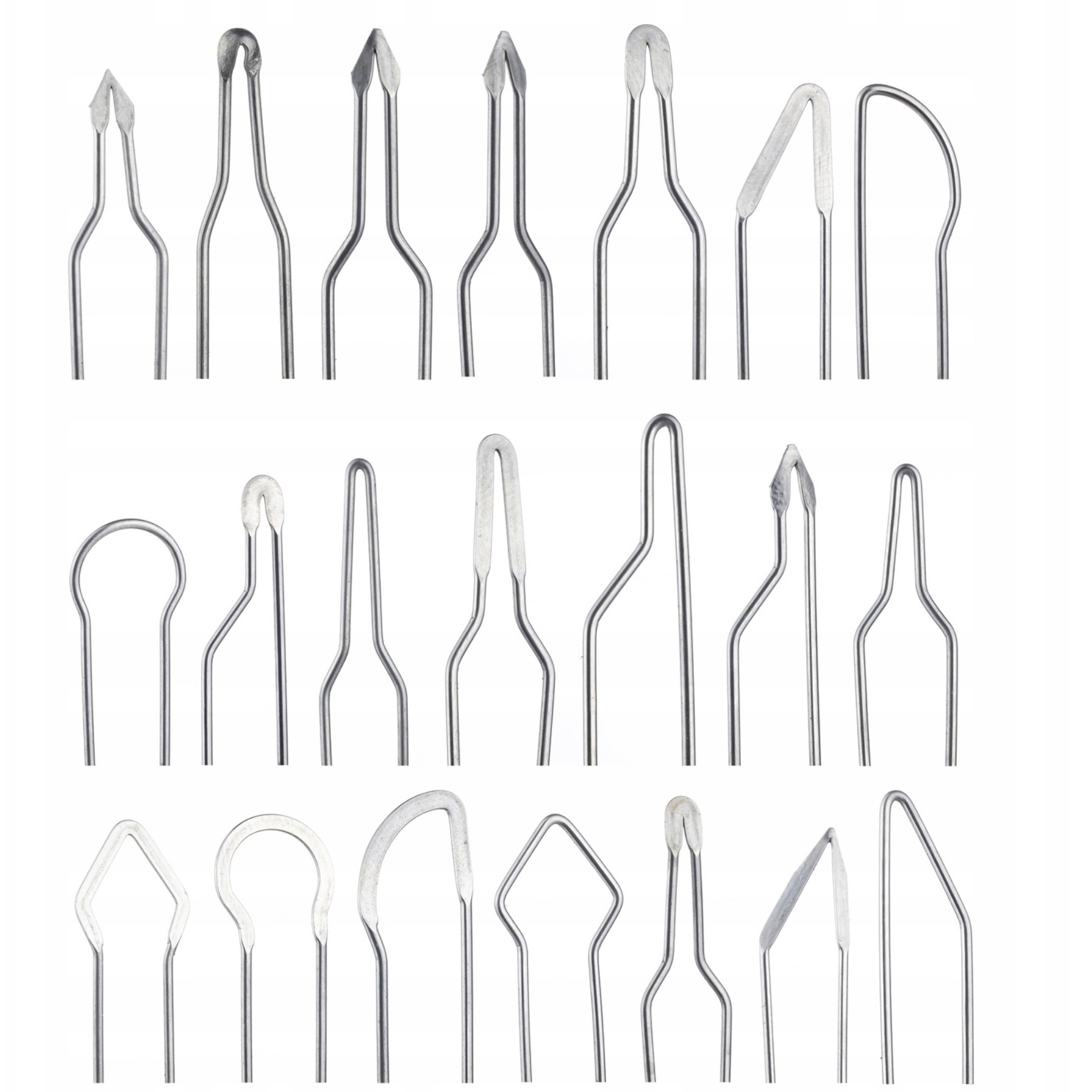 Zestaw 20 końcówek grotów do wypalarki pirografia drewno skóra RBB60W RBR60 – Idealne do Twoich projektów artystycznych