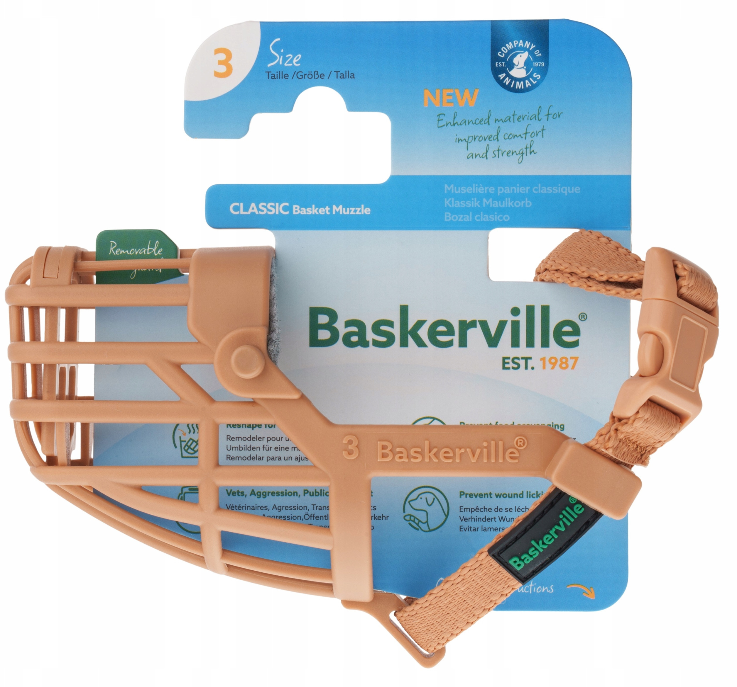 Możliwość podawania smakołyków przez kaganiec