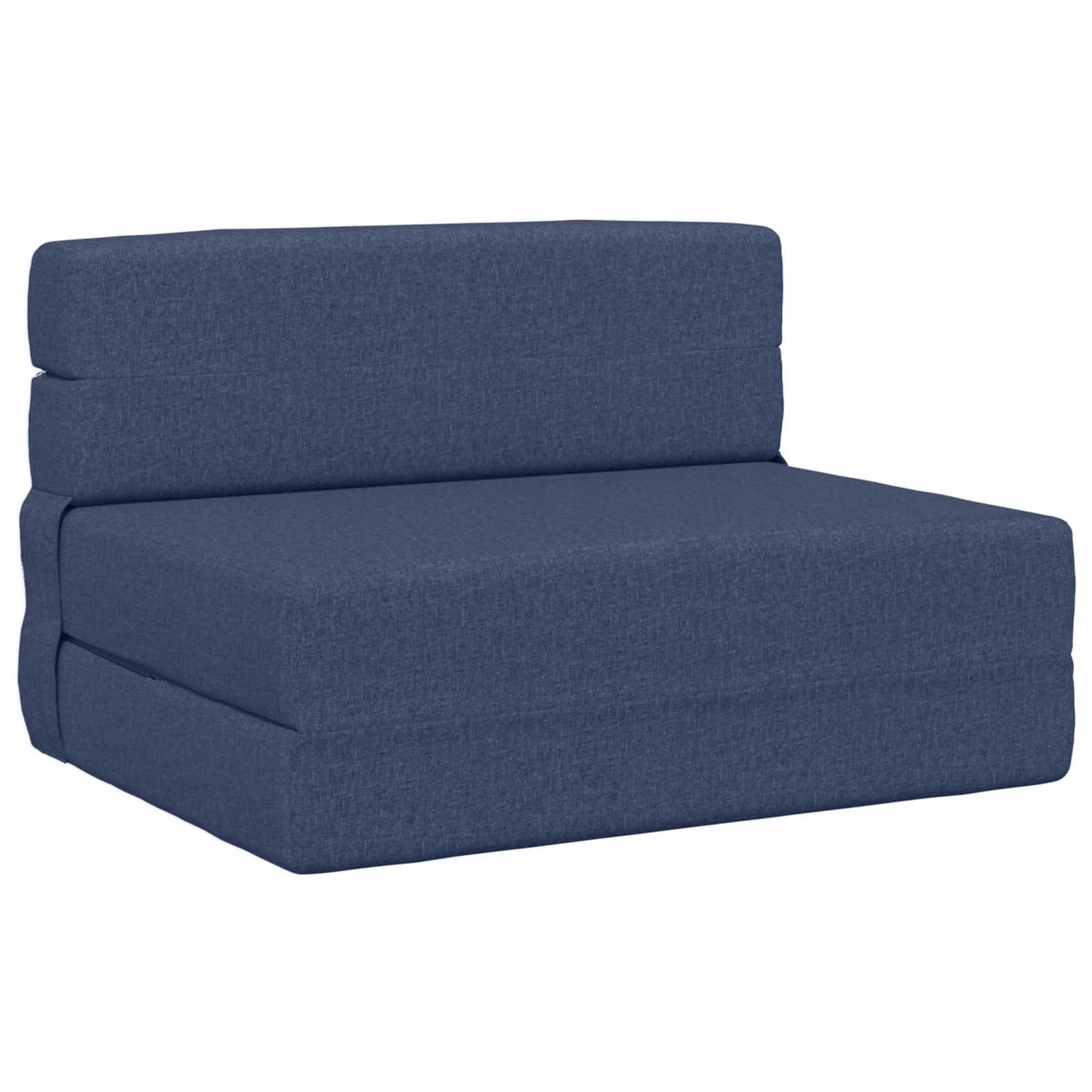 Sofa Rozkładana z funkcją łóżka Niebieski 190 x 100 x 15 cm – Idealne rozwiązanie do małych przestrzeni