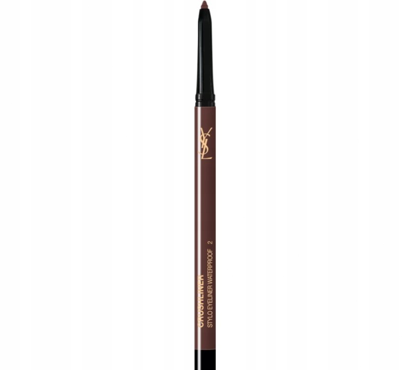 YSL Crushliner Stylo Waterproof Eyeliner 02 Dark - Podkreśl swoje spojrzenie
