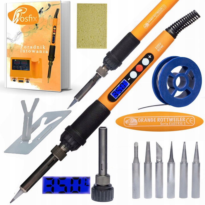 Lutownica Precyzyjna 80W z Wyświetlaczem – Idealne Narzędzie do Lutowania