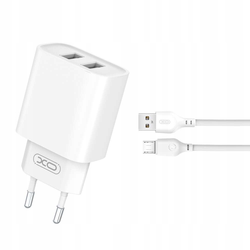 Ładowarka sieciowa XO CE02C 2x USB 2,1A – Wydajne ładowanie dla Twoich urządzeń