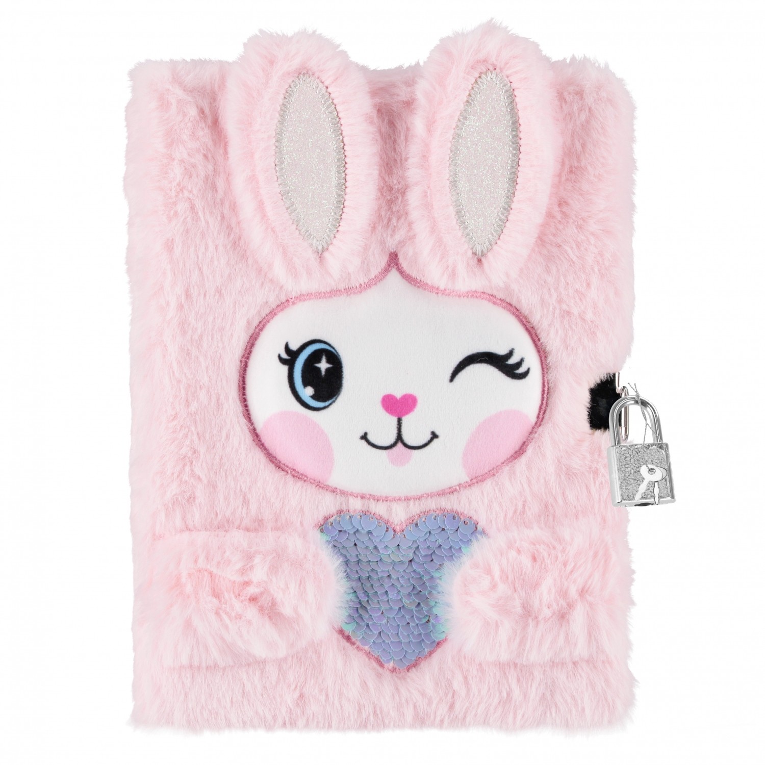 Pamiętnik Pluszowy Królik A5 z Kłódką – Idealny dla Małych Marzycieli