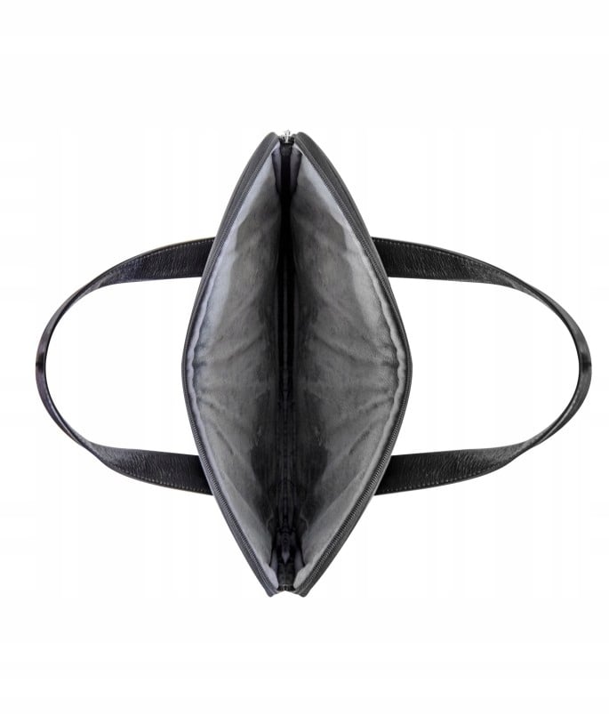 Wygodne skórzane uchwyty i kieszenie zewnętrzne