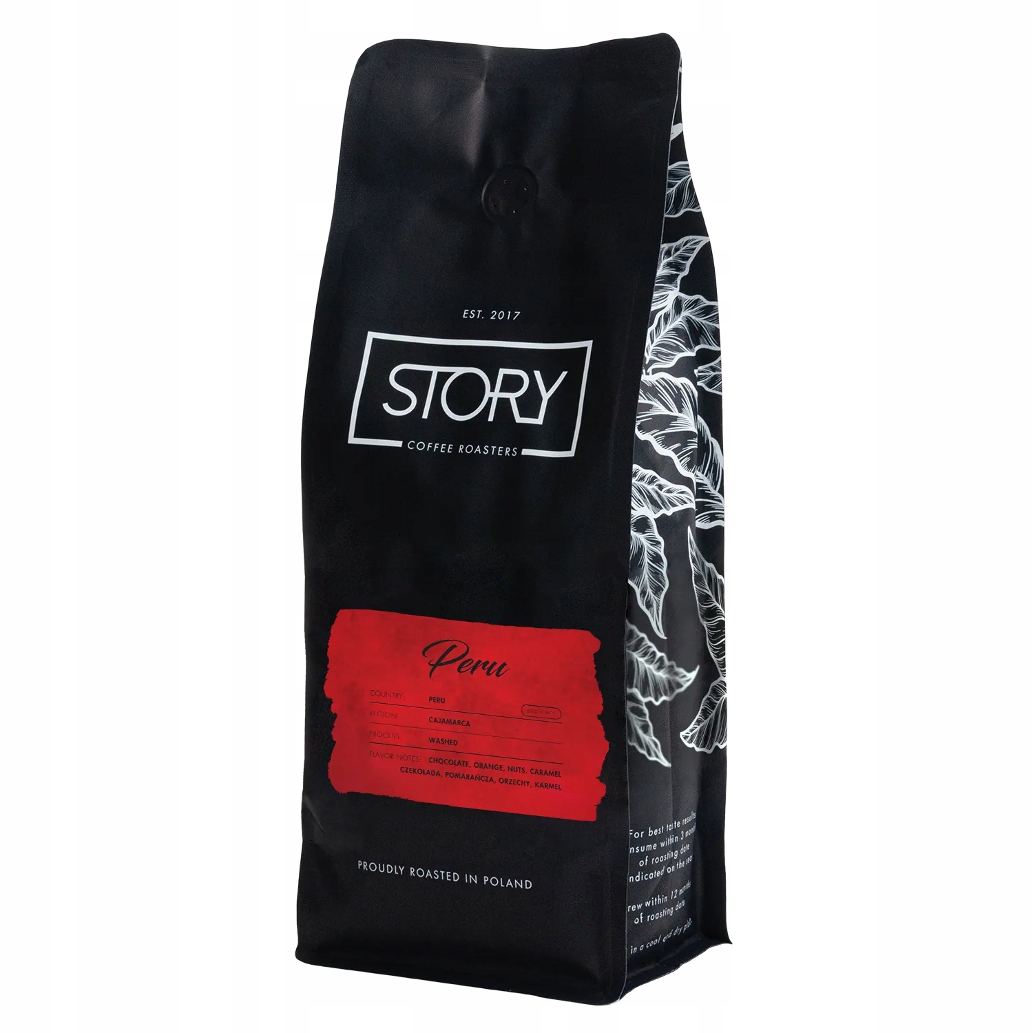 Metoda obróbki – Washed i średni stopień palenia