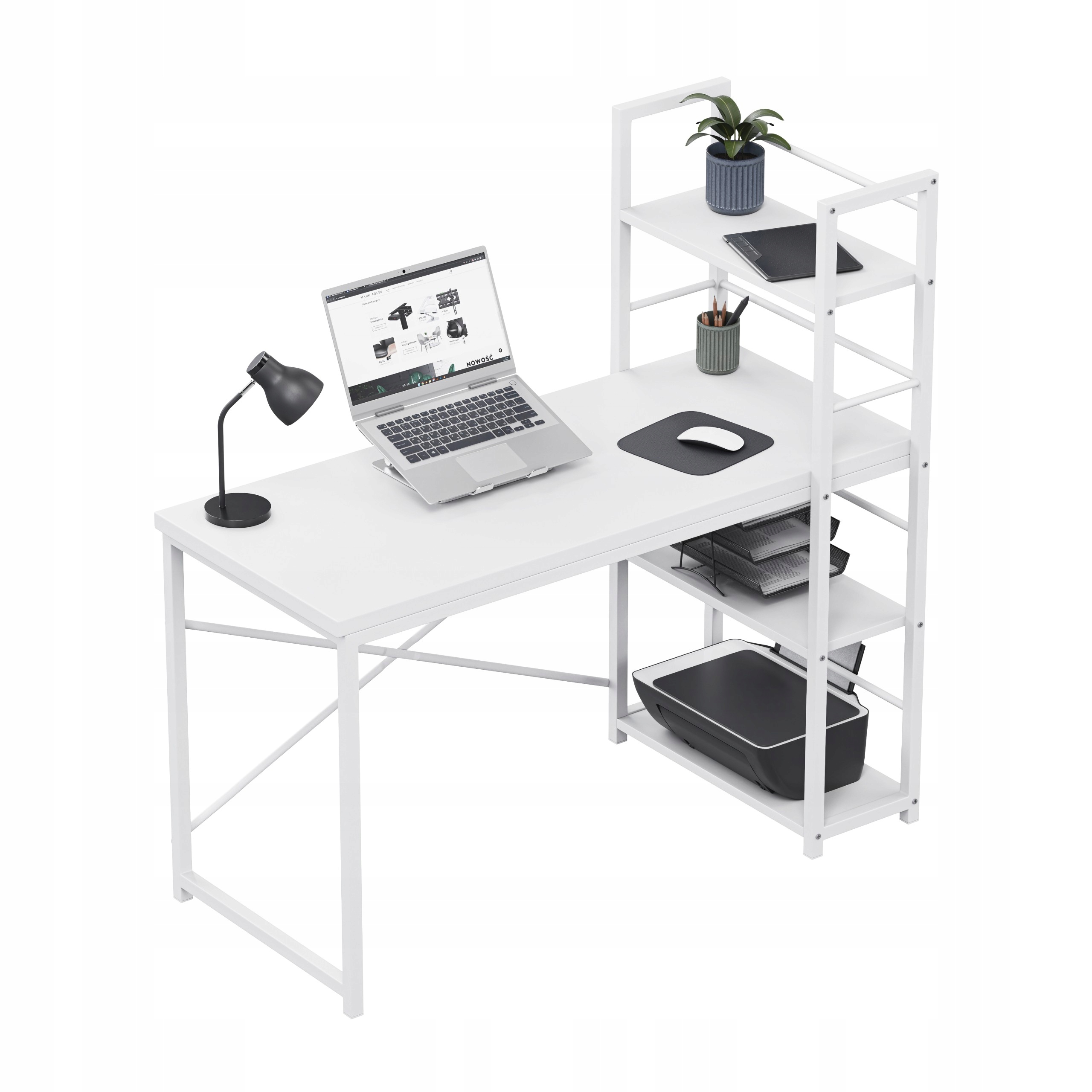 Minimalistyczny design w eleganckim białym kolorze