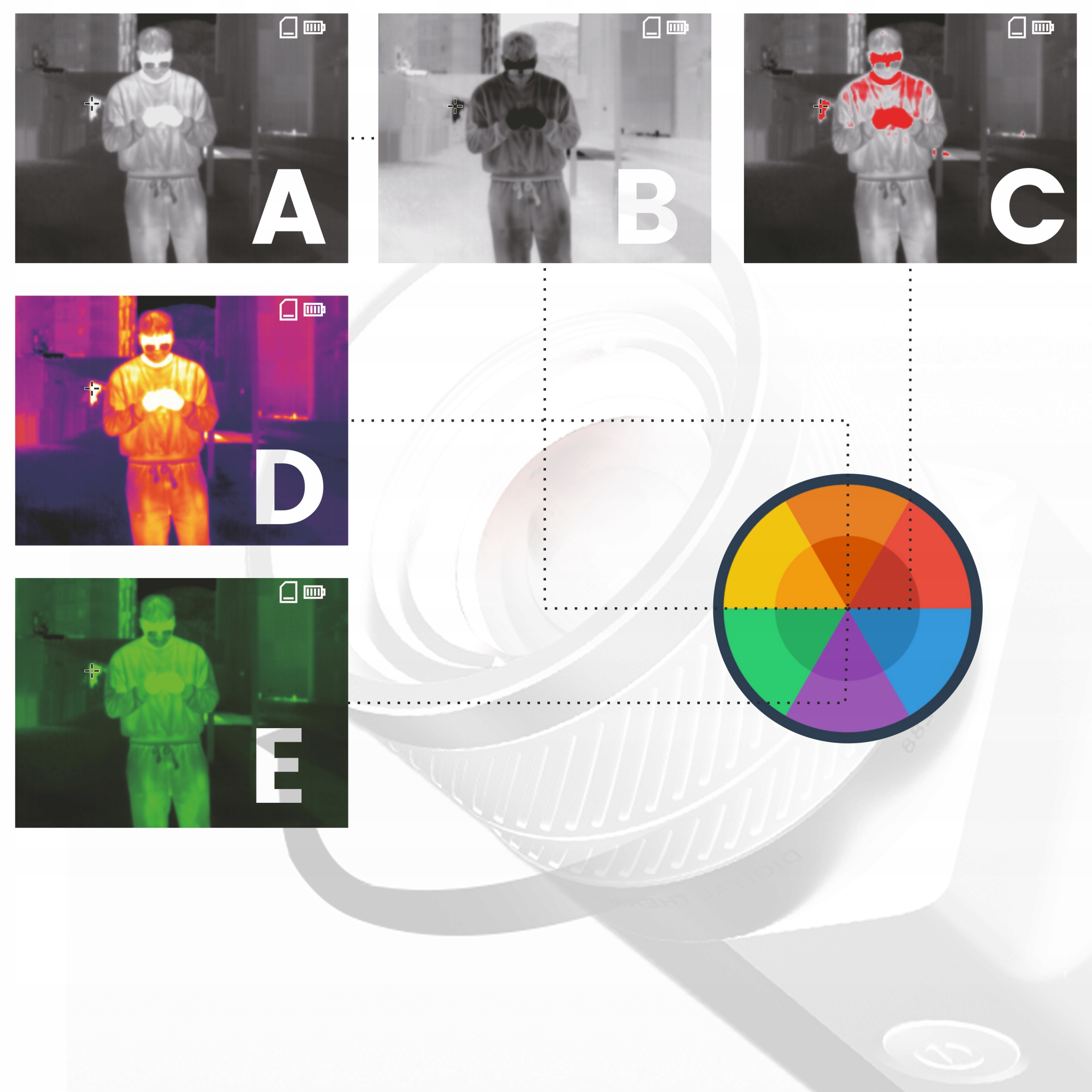 Wysoka rozdzielczość detektora 384x288 DPI