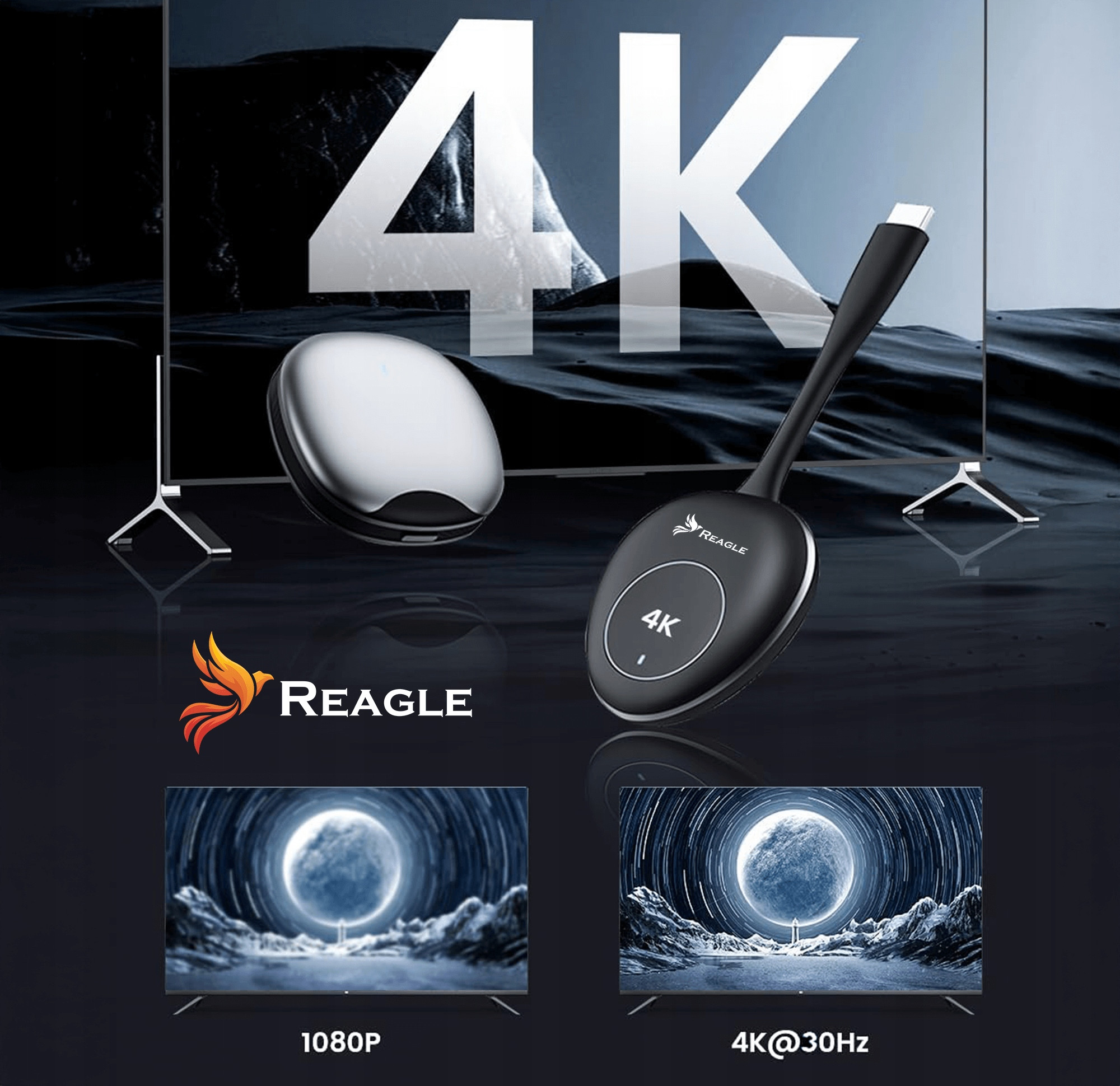 Wysoka jakość obrazu 4K przy 30Hz – Idealne do filmów i wideokonferencji