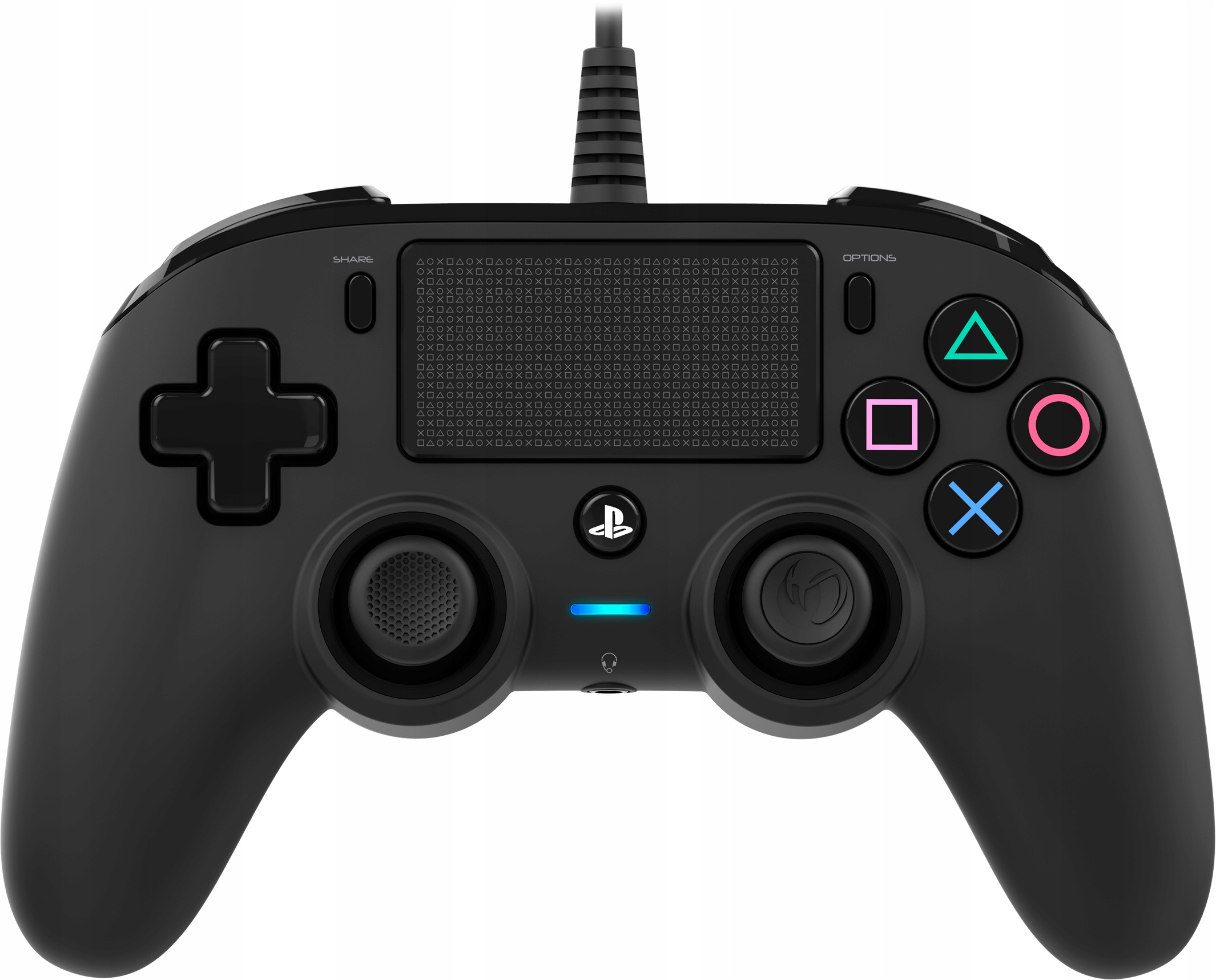 Pad Nacon Compact (PS4OFCPADBLACK) – Przewodowy kontroler do PS4 dla profesjonalnych graczy