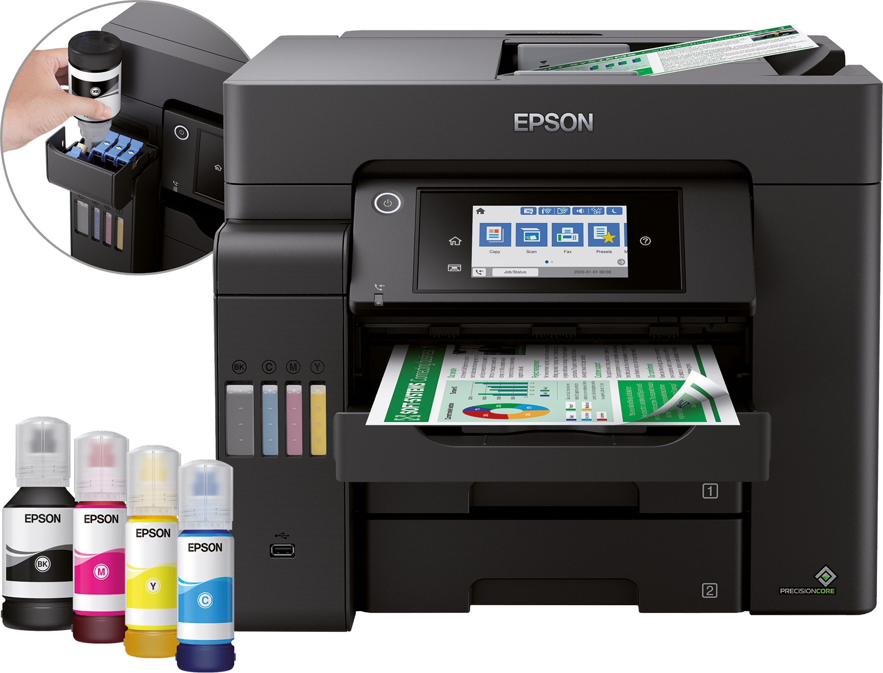 Epson EcoTank ET-5855* – Wielofunkcyjna drukarka atramentowa A4
