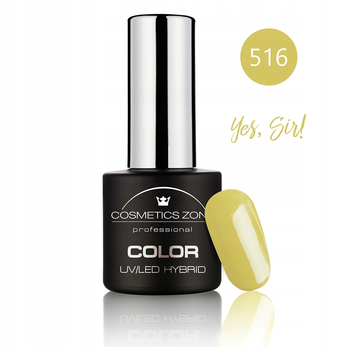 COSMETICS ZONE LAKIER HYBRYDOWY KOLOR 7ML NR 516 Marka Cosmetics Zone