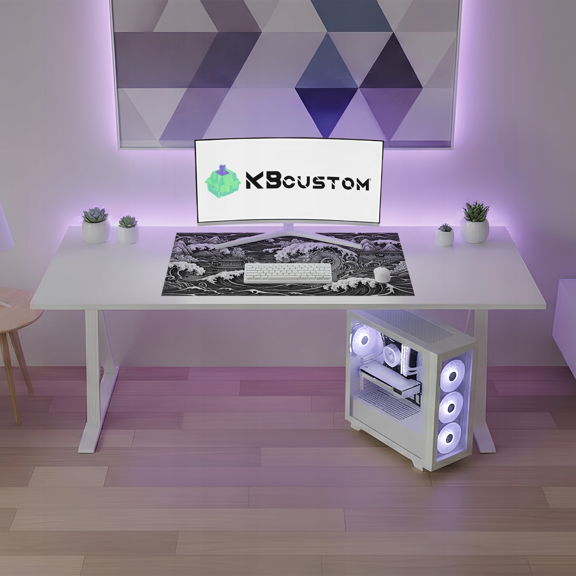 Duża Podkładka Pod Mysz 3mm Grubość 100x50cm KBcustom – Komfort i Styl na Twoim Biurku