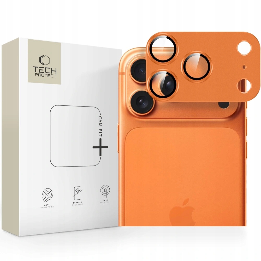 Osłona aparatu Tech-Protect CamFull Fit+ iPhone 17 Pro Cosmic Orange – Stylowa ochrona dla Twojego smartfona