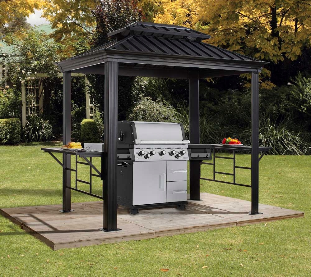 Aluminiowy Pawilon Grill Messina z Wylotem Dymu – Idealne Miejsce do Grillowania